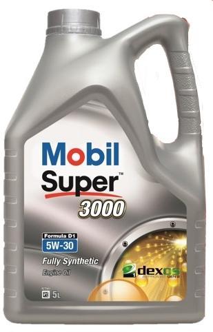 Mobil Super 3000 Formula D1 5W30 5 Liter, Auto diversen, Onderhoudsmiddelen, Ophalen of Verzenden