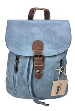 Softblue leren rugzak Flores Lederwaren, Sieraden, Tassen en Uiterlijk, Tassen | Schoudertassen, Verzenden, Nieuw