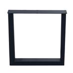 Premium stalen U tafelpoot zwart 75 bij 10 cm en hoogte 72, Ophalen of Verzenden, Nieuw