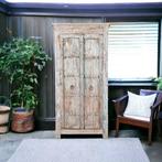 Kast - Teak, mango - Uitgehouwen kast uit India