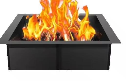 Vierkante Vuurplaatsring 36x36 | 10 Hoog | Buiten Kampvuur, Tuin en Terras, Vuurkorven, Nieuw, Verzenden