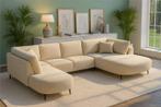 Hoekbank Helmond - u-banken, Huis en Inrichting, Banken | Sofa's en Chaises Longues, Nieuw, Stof