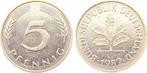 Duitsland Probe 5 Pfennig 1982 J, Neu-zilver unmagnetisch..., Postzegels en Munten, Munten | Europa | Niet-Euromunten, Verzenden