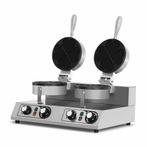 HCB Dubbel wafelijzer - hartjes - timer - 230V - RVS, Verzenden, Nieuw in verpakking, Fornuis, Frituur en Grillen