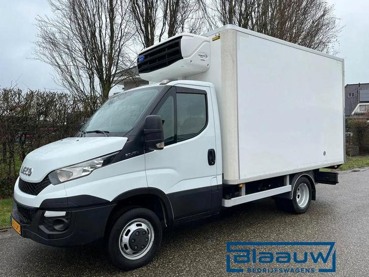 Iveco Daily 50C17 Bakwagen Koeling / Vries Carrier 600 MT, Auto's, Bestelauto's, Lease, Zwart, Handgeschakeld, Financial lease