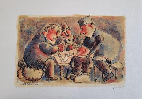 Franz Borghese (1941-2005) - l’osteria de la ggènzola - Dai, Antiek en Kunst, Antiek | Overige Antiek