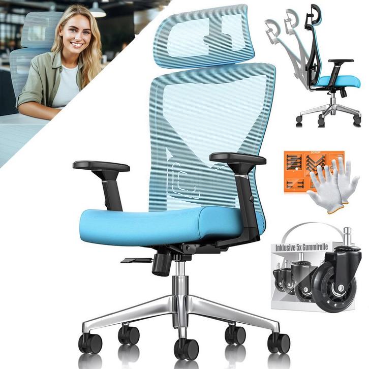 KESSER® Ergonomische Bureaustoel - Gamestoel - Office Chair, Huis en Inrichting, Overige Huis en Inrichting, Nieuw, Verzenden