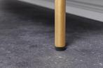 Design dressoir WAVE 120cm zwart mat goud mango massief hout, Nieuw, Ophalen of Verzenden