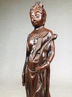 Statue of Kannon Bodhisattva  - Beeld Brons - Japan, Antiek en Kunst
