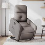 Sta-op-stoel verstelbaar stof taupe, Nieuw, Verzenden