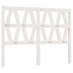 Hoofdbord Wit Grenen 141cm - OP=OP! - Slaapkamer Upgrade, Wit, Nieuw, Ophalen of Verzenden, Overige maten