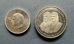 Koeweit. 2 Dinars 1976 Koeweit en penning Perzie 1971