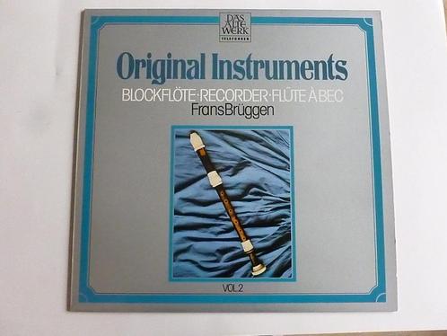 Frans Brüggen - Original Instruments (LP), Cd's en Dvd's, Vinyl | Klassiek, Verzenden