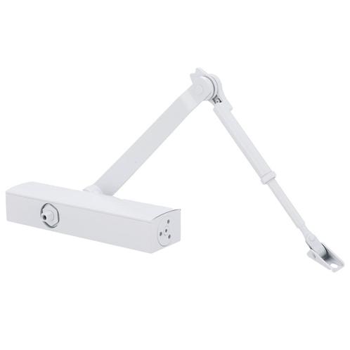 WL4 DD-94-W Witte deurdranger met twee snelheden voor links, Doe-het-zelf en Verbouw, Hang- en Sluitwerk, Nieuw, Ophalen of Verzenden