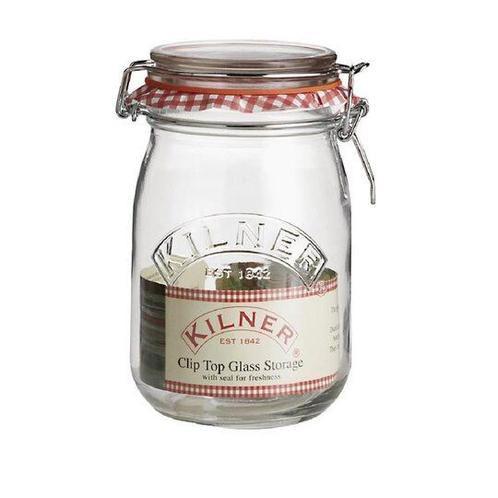 Kilner weckpot met beugelsluiting 1ltr, Zakelijke goederen, Horeca | Keukenapparatuur, Nieuw in verpakking, Verzenden