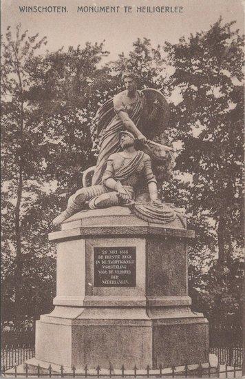 WINSCHOTEN - Monumente te Heiligerlee, Verzamelen, Ansichtkaarten | Nederland, Verzenden