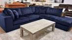 Hoekbank Loenen - hoekbanken - Blauw, Nieuw, Stof