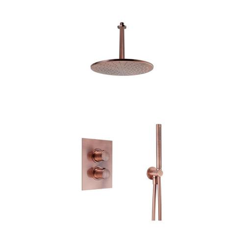 Regendoucheset Inbouw Salenzi Giro S Plafond Uitloop, Doe-het-zelf en Verbouw, Sanitair, Kraan, Nieuw, Ophalen of Verzenden