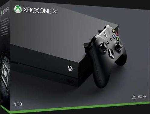 Xbox One X 1TB-Zwart (Xbox One) Gebruikt, Spelcomputers en Games, Spelcomputers | Xbox One, Zo goed als nieuw, Ophalen of Verzenden