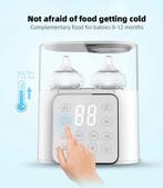 Dubbele flessenverwarmer - Mulitfunctioneel - Melkwarmer -, Verzenden, Nieuw