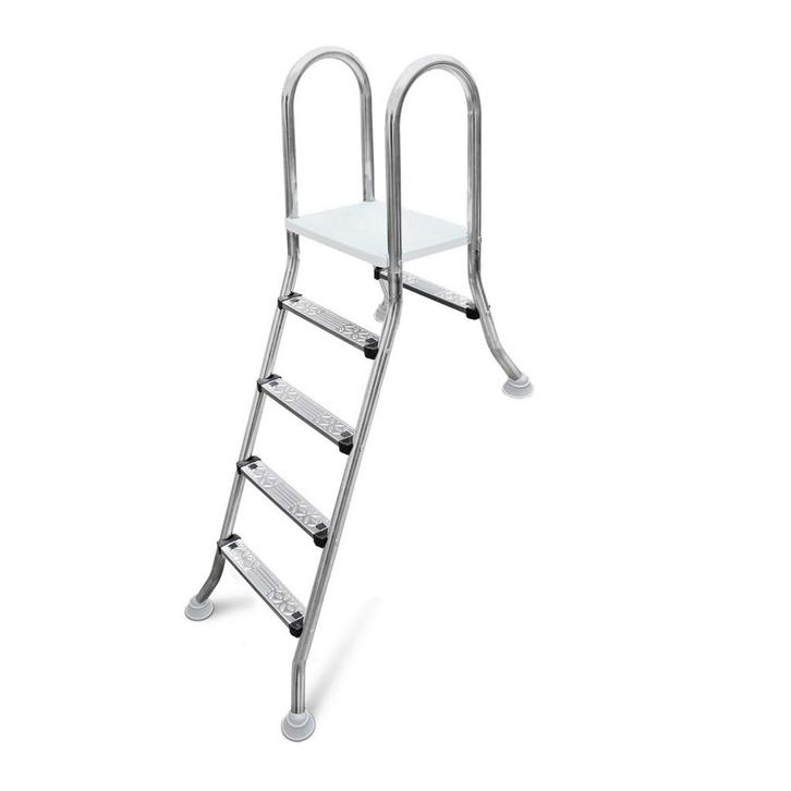Weau A-frame RVS zwembadtrap 1 + 4 treden - AISI 304, Tuin en Terras, Zwembad-toebehoren, Nieuw, Verzenden