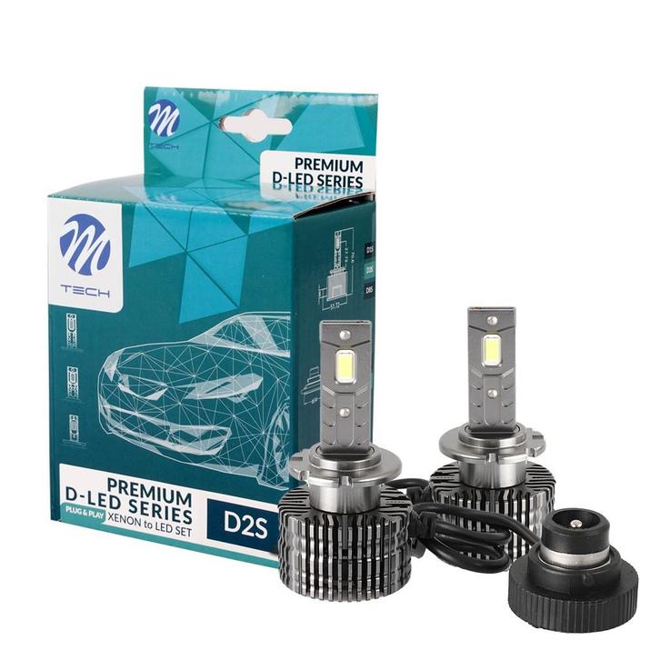 M-Tech D2S LED - Plug en Play - Canbus - 6000K - Set, Auto-onderdelen, Verlichting, Nieuw, Verzenden