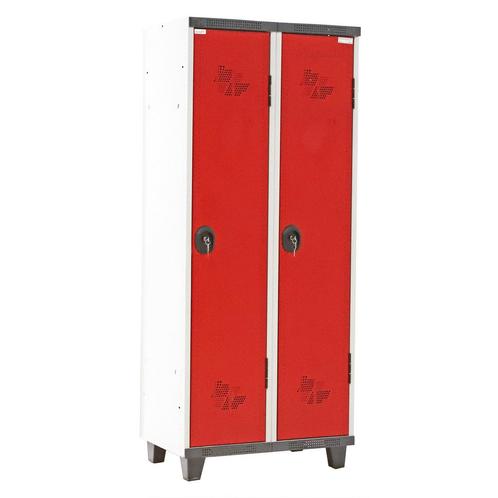 Gebruikte lockerkasten 2 deuren (cilindersluiting), Huis en Inrichting, Kasten | Lockerkasten, Gebruikt, Ophalen of Verzenden
