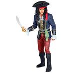 Piraat Kostuum Rood Blauw Heren, Nieuw, Verzenden