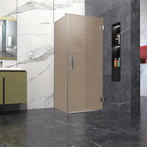 Sani Royal Douchecabine bronsglas 100x120cm, Doe-het-zelf en Verbouw, Sanitair