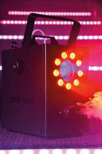 QTX Compact LED Fog Machine With RGB Moonflower Effect 400W, Muziek en Instrumenten, Licht en Laser, Verzenden, Nieuw, Rookmachine