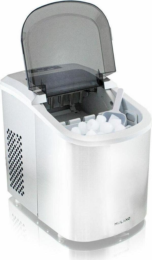 Edelstalen ijsblokjesmachine - 120 Watt - Zilver, Witgoed en Apparatuur, IJsmachines, Nieuw, Verzenden