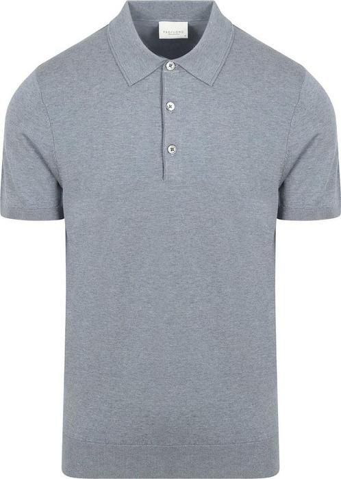 Profuomo Poloshirt Luxury Knitted Blauw maat L Heren, Kleding | Heren, Polo's, Nieuw, Maat 52/54 (L), Verzenden