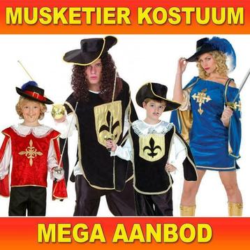 Musketier kleding / kostuum | Musketiers carnavalskleding! beschikbaar voor biedingen