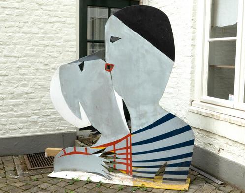 Rob Stultiens (1922-2002), ‘De Kus’, Antiek en Kunst, Kunst | Beelden en Houtsnijwerken