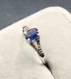 Ring - Indonesië Zilveren ring met blauwe saffier (Zonder, Antiek en Kunst, Kunst | Niet-Westerse kunst