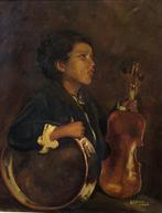 G. Nagels (XX) - Jongen met viool