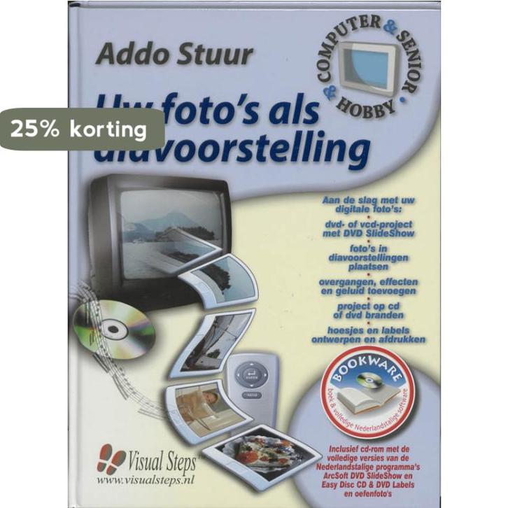 Uw fotos als diavoorstelling 9789059051645 A. Stuur, Boeken, Informatica en Computer, Zo goed als nieuw, Verzenden