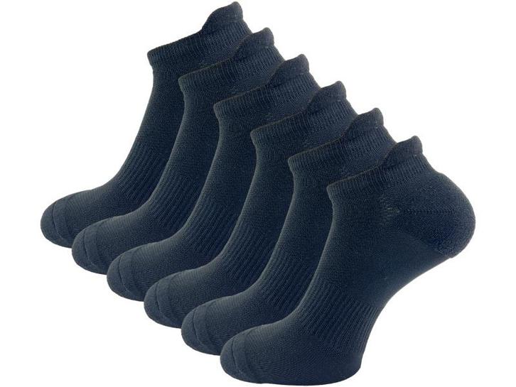 6 paar Compressie Hardloop Sneakersokken - Zwart, Kleding | Heren, Sokken en Kousen, Verzenden