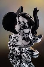 Archimede Seguso - Pot - Zwart-witte olifant - hoogte 16,5, Antiek en Kunst