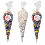 Fako Bijoux - 50x Cellofaan Puntzakken 30x16cm + 60 Stickers, Verzenden, Nieuw