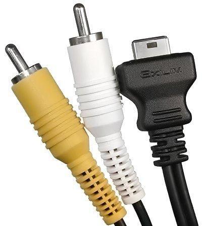 Exilim Audio Video AV Kabel voor Casio EX-S600 EX-S770 EX-Z6, Doe-het-zelf en Verbouw, Elektra en Kabels, Zo goed als nieuw, Verzenden