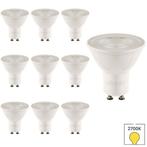 10x GU10 LED spot | Lybardo | 1.9 watt 50° 2700K warm wit, Minder dan 30 watt, Verzenden, Overige typen, Nieuw