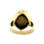 Gouden ring met tijgeroog 14 krt, Sieraden, Tassen en Uiterlijk, Ringen, Ophalen of Verzenden, Nieuw
