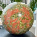 unakiet Fine Unakite Sphere - Hoogte: 12.7 cm - Breedte:, Verzamelen, Mineralen en Fossielen