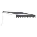 Zonnescherm Bitonto luifel handbediend met knikarm 350x250 c, Tuin en Terras, Zonneschermen, Verzenden, Nieuw