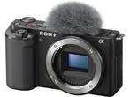 Sony ZV-E10 - Compactcamera - 24.3 MP APS-C - Zwart, Verzenden, Zo goed als nieuw, Sony
