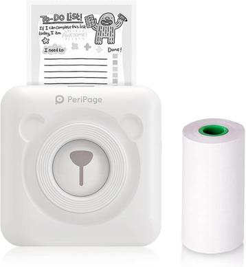 PeriPage Pocket Printer - Inclusief 3 sticker rolletjes - Wi