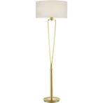 LED Vloerlamp - Trion Hilton - E27 Fitting - Rond - Mat Goud, Huis en Inrichting, Lampen | Vloerlampen, Ophalen of Verzenden, Nieuw