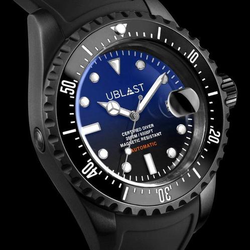 Ublast - Submersible Professional Diver - UBISBC45BBK -, Sieraden, Tassen en Uiterlijk, Horloges | Heren