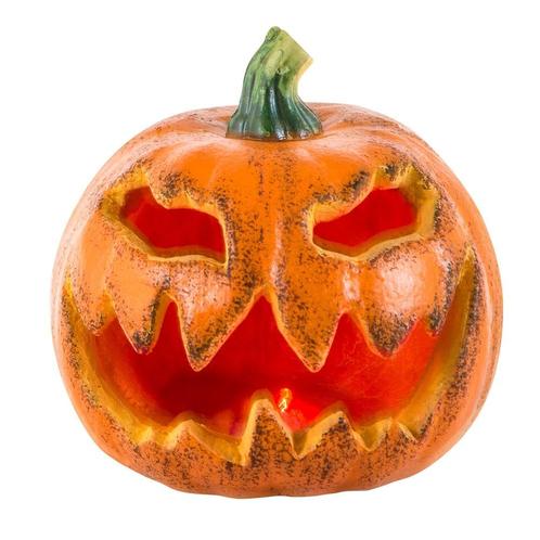 lichtgevende Halloween pompoen (16 cm) Decoratie, Hobby en Vrije tijd, Feestartikelen, Nieuw, Verzenden